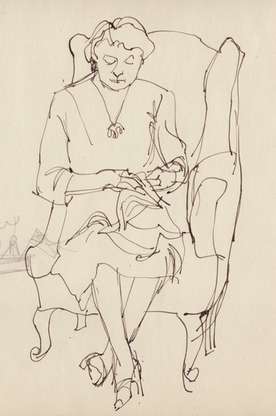 Kvinnorsömnad, c1950. av Shirley Markham