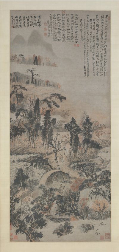 Berusad i Autumn Woods, ca. 1702. av Shitao