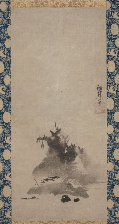 Haboku (Flung-ink) Landskap av Shugetsu Tokan