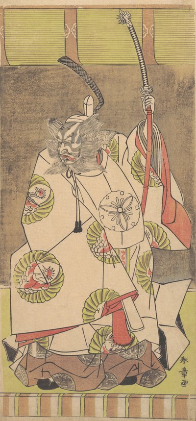 Kabuki-skådespelaren Ichikawa Danjuro IV, 12:e månaden, 1771. av Shunsho
