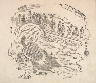 Shinabazu Benten Kaicho: Ceremoni för att dyrka Benten vid Shinabazu-templet, 1700-talet. av Shunsho