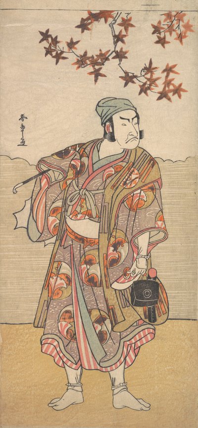 Den första Nakamura Nakazo i rollen som Shimada no Hachizo, 1783. av Shunsho