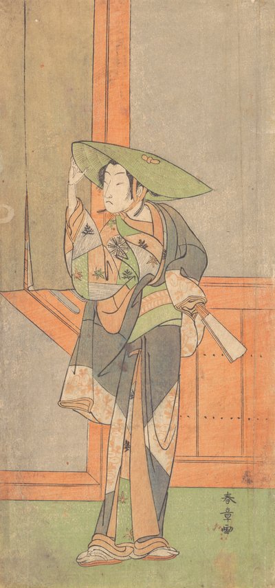 Den första Nakamura Tomijuro i rollen som Izaemon, 2:a månaden, 1771. av Shunsho