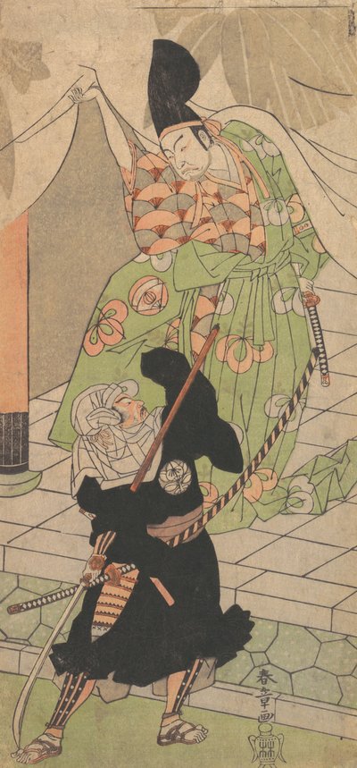 Budbäraren i svart, 1700-talet. av Shunsho