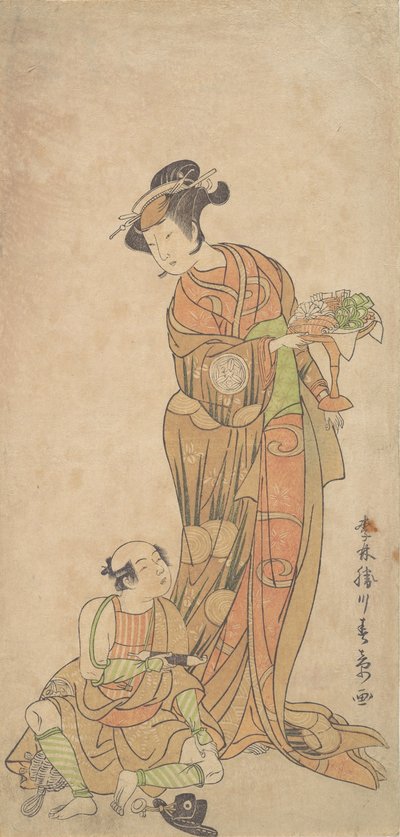 Den andra Yamashita Kinsaku i rollen som Shigenoi, sommaren 1772. av Shunsho