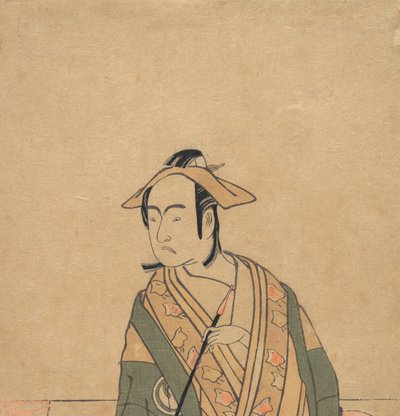 Den tredje Sawamura Sojuro i rollen som Soga no Juro, ca. 1779. av Shunsho