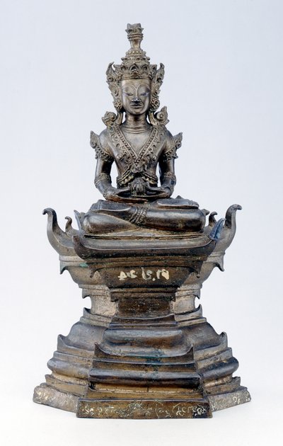Buddha som helare, Lan Na-kultur (brons) av Siamese School