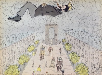 Antisemitisk karikatyr ur konstnärens "Ohe, Les Dirigeants", 1896 av Sibylle-Gabrielle de Riquetti de Mirabeau