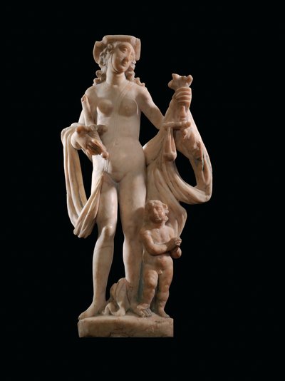En allegorisk grupp föreställande Rättvisa, andra hälften av 1600-talet (alabaster) av Sicilian School