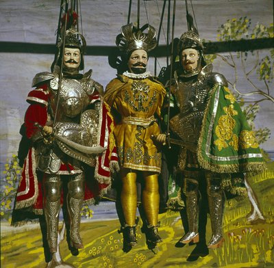 ç Pupi è eller sicilianska dockor från 1800-talet. av Sicilian School