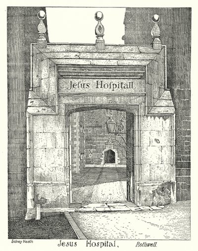 Jesus Hospital, Rothwell (gravyr) av Sidney Heath