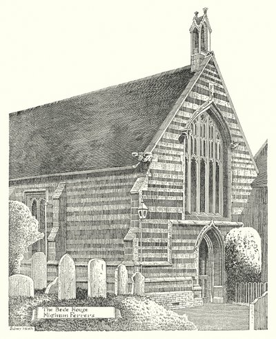 The Bede House, Higham Ferrers (gravyr) av Sidney Heath