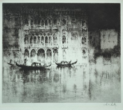 Venetiansk uppsättning: nr 1, Palazzo Ca d