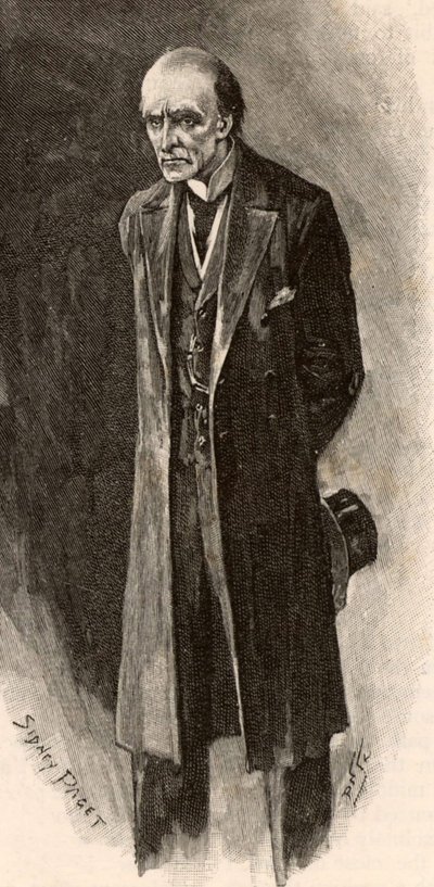 Illustration för "The Adventures of Sherlock Holmes" av Sidney Paget