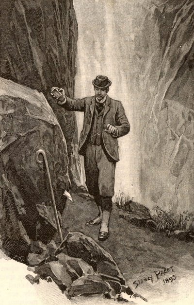 Illustration för "The Adventures of Sherlock Holmes" av Sidney Paget
