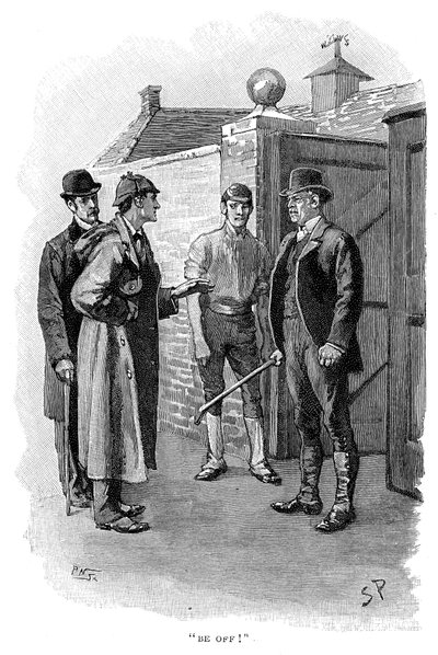 The Adventure of Silver Blaze, Holmes förhör en misstänkt av Sidney Paget