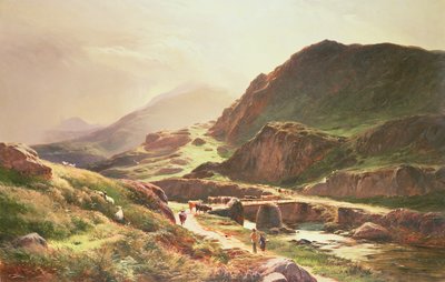 Höglandsscen av Sidney Richard Percy