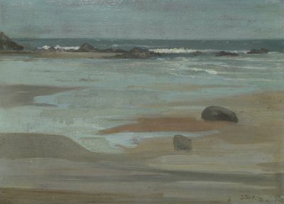 Strand, med utsikt över havet av Sidney Starr