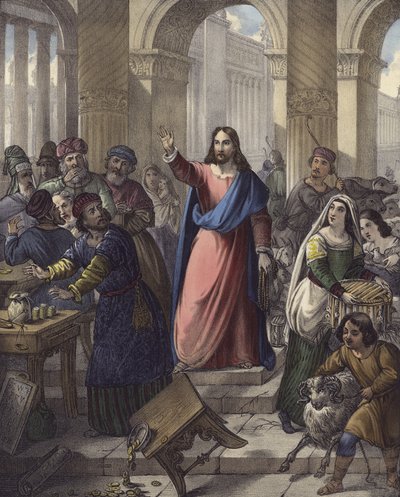 Kristus renar templet av Siegfried Detler Bendixen