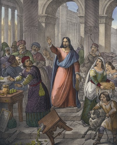 Kristus renar templet av Siegfried Detler Bendixen