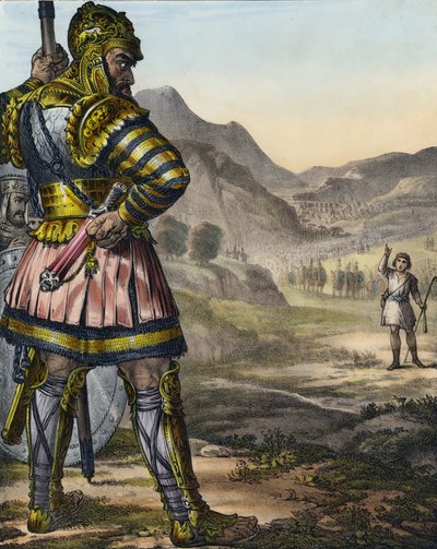 David och Goliat av Siegfried Detler Bendixen