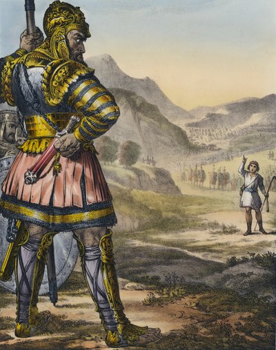 David och Goliat av Siegfried Detler Bendixen