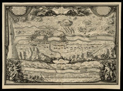 Slaget vid Ter som vunnits av den kungliga armén under kommando av Mar. duc de Noailles den 27 maj 1694 av Sieur de Beaulieu