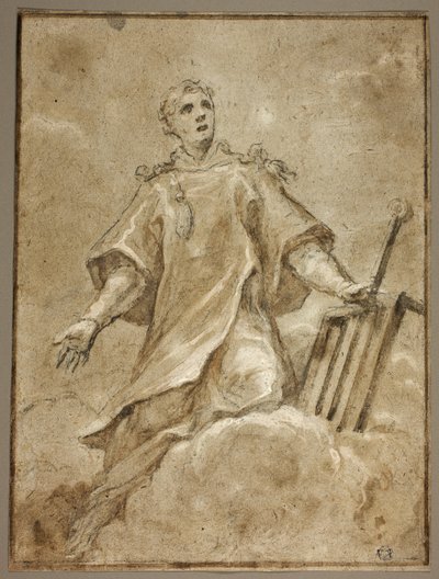Saint Lawrence in Glory av Sigismondo Caula