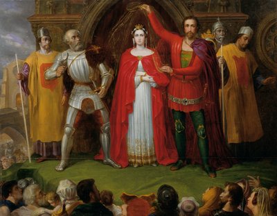Bröllop av kung Alfred den store av England av Sigmund Ferdinand von Perger