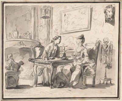 Konversationsstycke av Sigmund Freudenberger