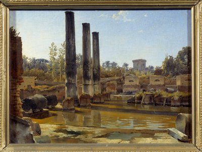 Serapis tempel i Pozzuoli. Målning av Sylvester Feodosiyevich Shchedrin (Sylvestre Shchedrin) (1791-1830) av Silvestr Fedosievich Shchedrin