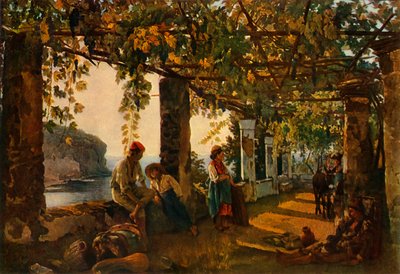 "En terrass vid havet - en variation", 1828, 1965. av Sil