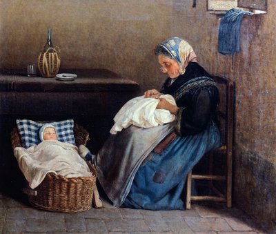 The Farmor, av Silvestro Lega av Silvestro Lega