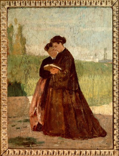 Går i trädgården av Silvestro Lega