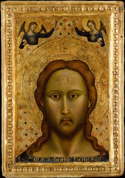 Kristi huvud. av Silvestro dei Gherarducci