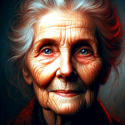 Dorothea - "AI-formade levnadsår: porträtt av tidlöshet" av Silvia Martini