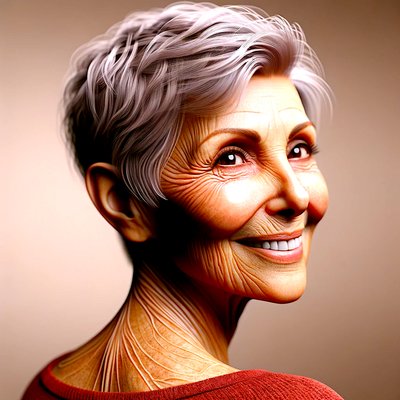Margaret-"AI-formade levnadsår: porträtt av tidlöshet" av Silvia Martini