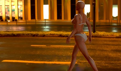 Stadsplanering: Nattlig reflektion av Silvia Martini