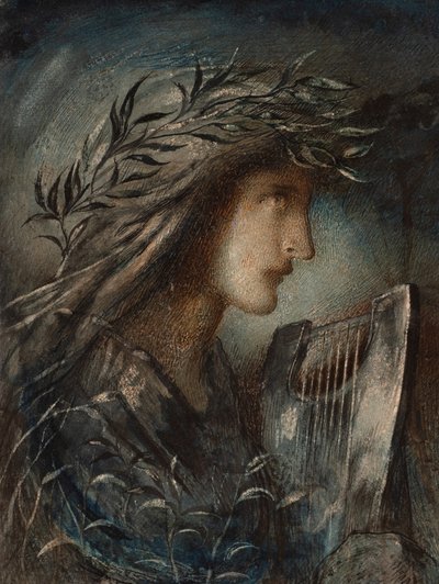 Orfeus och underjorden (akvarell och bodycolour, med vaxresist) av Simeon Solomon