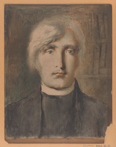 Porträtt av en präst av Simeon Solomon