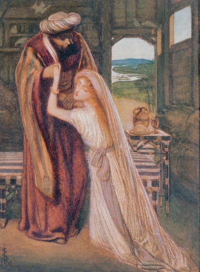 Rut och Boas av Simeon Solomon