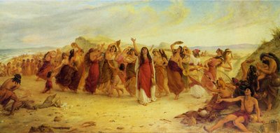 Miriams sång av Simeon Solomon