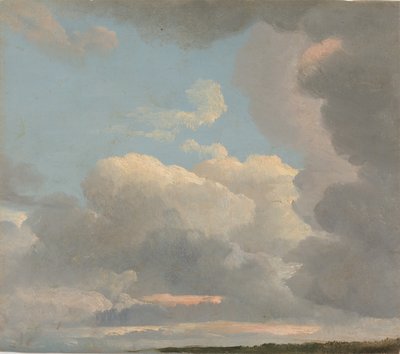 Molnstudie tidig kväll, ca. 1786-1806. av Simon Alexandre Clément Denis