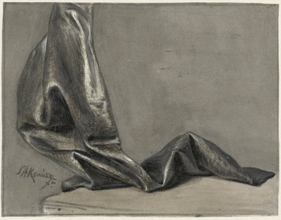 Draperistudie av Simon Andreas Krausz