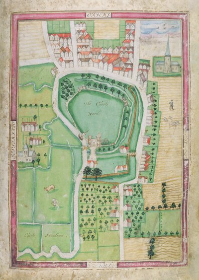 Hertford Castle ma Castle Yard, mai le 