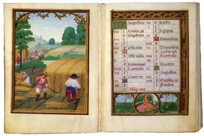 August- Flytande vete, bindande kärvar av Simon Bening