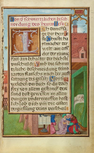 Gräns med omskärelse av Isak av Simon Bening
