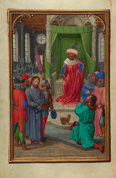 Kristus inför Herodes av Simon Bening