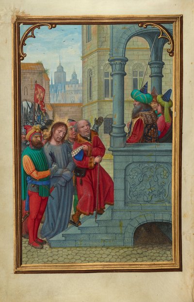 Christus vor Pilatus av Simon Bening