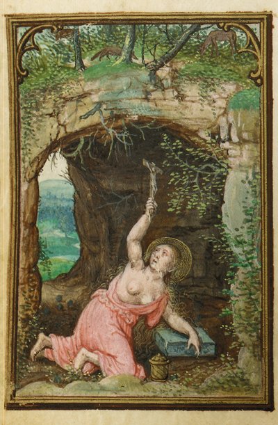 Folio från en miniatyrbok med timmar, användning av Rom, Brygge, 1530-35 av Simon Bening
